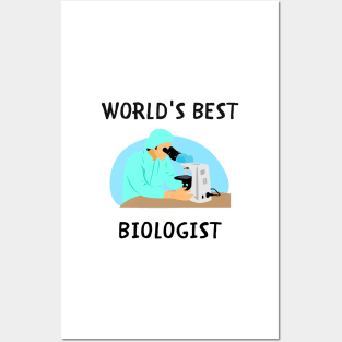 World's best biologist Posters and Art